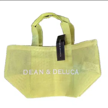 [새상품 미사용] 레어 DEAN DELUCA 메쉬 토트백 S 라임