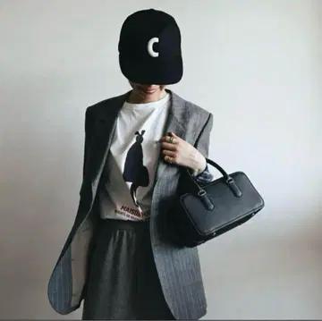 chiiiibag 와이드 보스턴 블랙