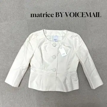 새상품 matrice BY VOICEMAIL 자켓 화이트 S