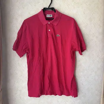 Lacoste 핑크 피케 셔츠