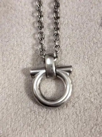 Ferragamo 페라가모 간치니 목걸이 실버 925