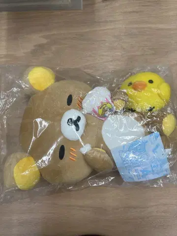 리락쿠마 봉제 인형 팝콘 택 포함