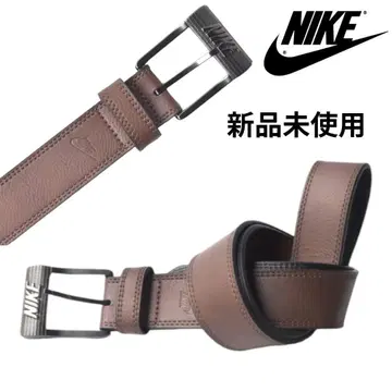 Nike 브라운 가죽 벨트