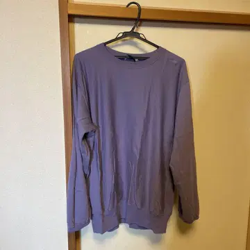 AURALEE 24 AW 퍼플 맨투맨 SIZE 5