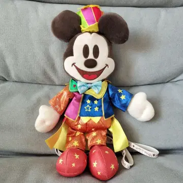 미키마우스 봉제 인형 컬러풀 의상 약 30cm