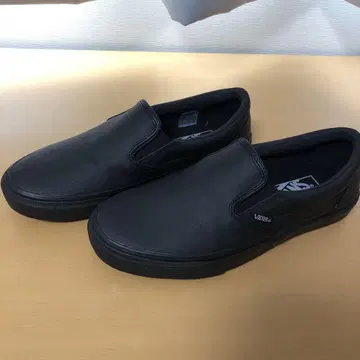 VANS 반스 슬립온 PU 스니커즈 BLACK 23cm