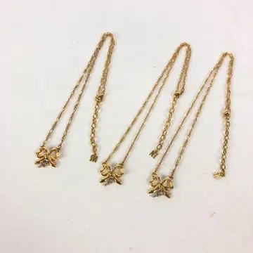Nina Ricci 니나리치 목걸이 리본 모티브 골드
