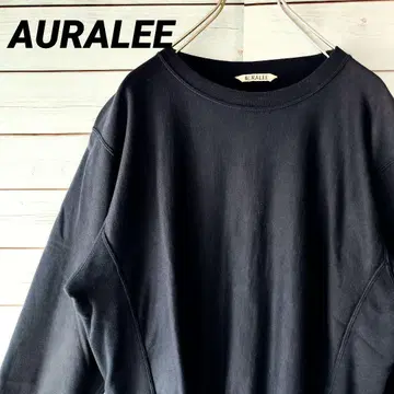 [인기] 오라리 ELASTIC HIGH GAUGE SWEAT 네이비