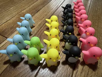 펭귄 소프트 비닐 인형 28개