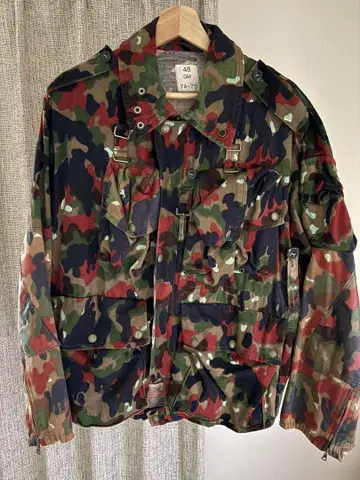 스위스군 M-60 마운틴 자켓 알펜 카모플라쥬