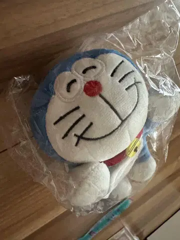 도라에몽 봉제 인형 에코백