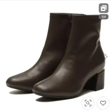 NUOVO FL SQ HEEL 6 브라운 부츠