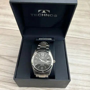 [미사용] TECHNOS 쿼츠 손목시계 TGM656SB 블랙