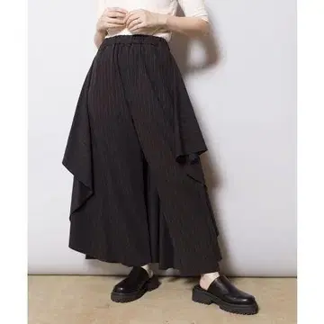 오즈모시스 스트라이프 레이어드 팬츠