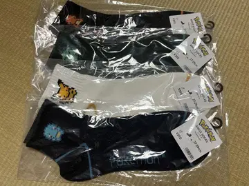 gu 포켓몬 포켓몬스터 양말 27~29cm 4족 세트