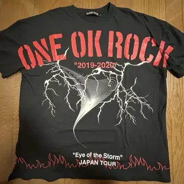 ONE OK ROCK 원오크 티셔츠 2019 2020 블랙