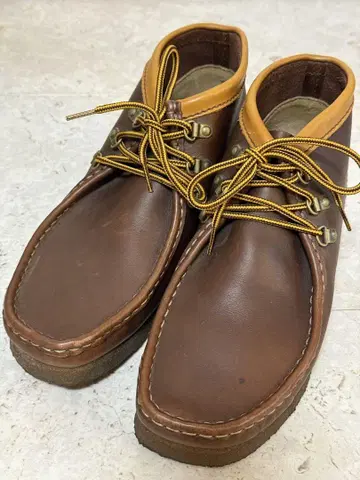 클락스 왈라비 락 ROCK EBONY LEATHER 2 9