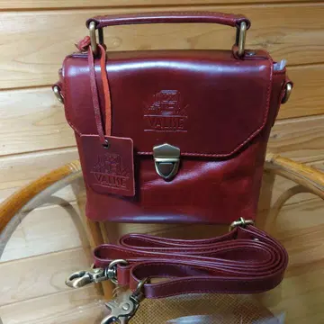 valise 가죽 백 블랙체리 the british bag