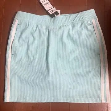 미사용 새상품 ADIDAS 민트 그린 스트라이프 스커트