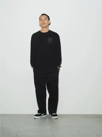 론 헤르만 디키즈 UNDER R 크롭 워크 팬츠 블랙