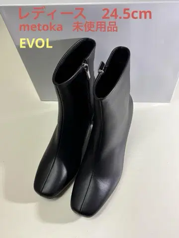 EVOL metoka 여성용 숏 부츠 미사용품