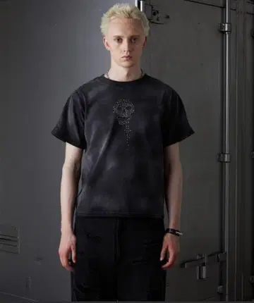 [GRANCY] 스컬 큐빅 디자인 t셔츠