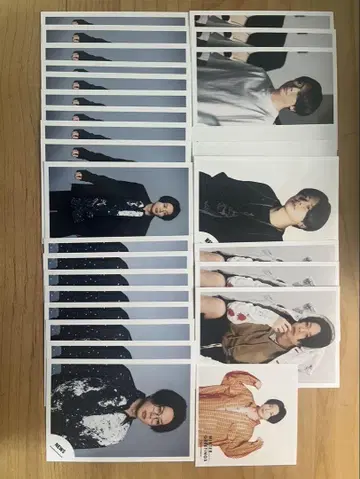 NEWS 마스다 타카히사 공식 사진 56매 세트 CD 묶음 판매