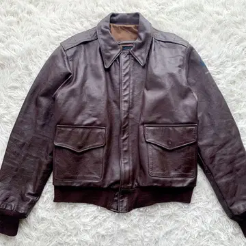 TYPE A-2 가죽 플라이트 자켓 AIRFORCE U.S.ARMY