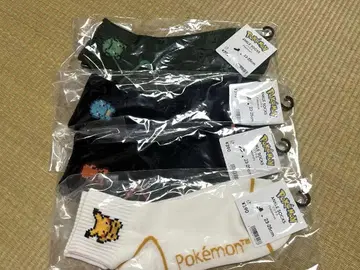 gu 포켓몬 포켓몬스터 양말 23~25cm 4족 세트