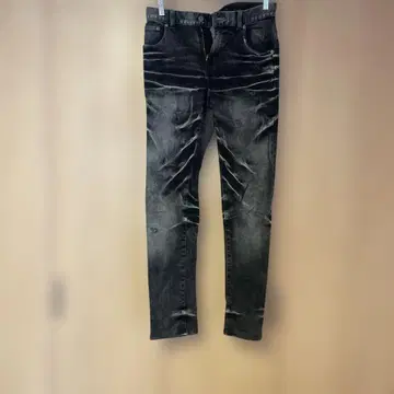 다크 그레이 슬림핏 데님