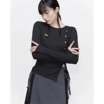 MISEKI SEOUL 상의 블랙