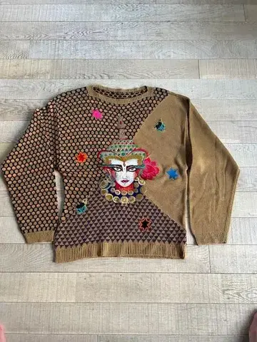 야마모토 간사이 인터내셔널 작품 81 SS 니트 야마구치 사요코