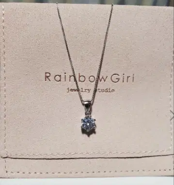 RainbowGirl 크리스탈 펜던트 목걸이