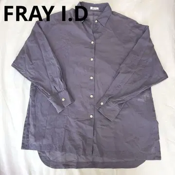 FRAY I.D 까멜리아 시어 셔츠 퍼플