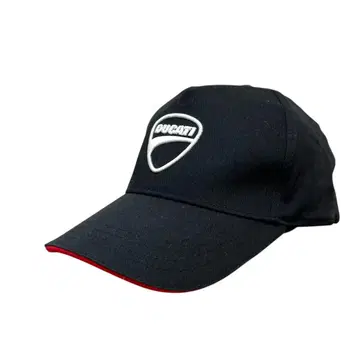 [거의 미사용] Ducati 코튼 캡 블랙 로고 자수 프리 사이즈