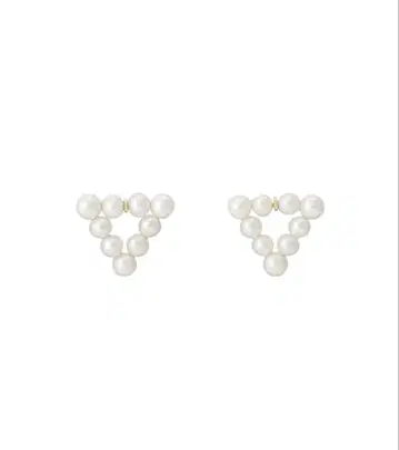 NATURALI JEWELRY 펄 트라이앵글 귀걸이
