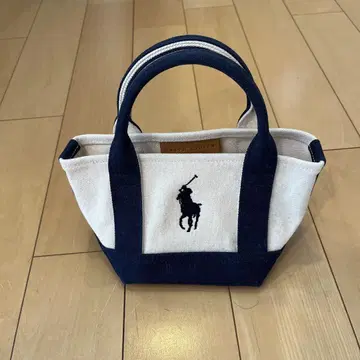 랄프 로렌 미니 캔버스 백