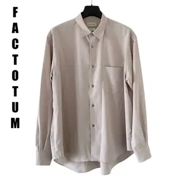 와이드 실루엣 FACTOTUM 긴팔 셔츠 44