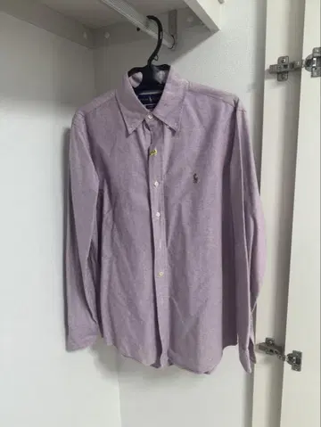 랄프 로렌 긴팔 버튼다운 셔츠 퍼플 라벤더