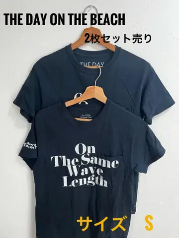 the day on the beach 티셔츠 2매 세트 S 사이즈
