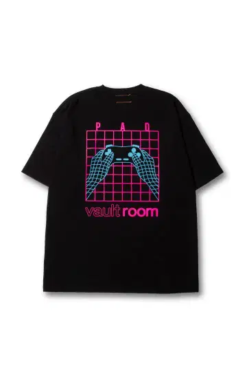 VAULTROOM PAD TEE / BLK M 사이즈