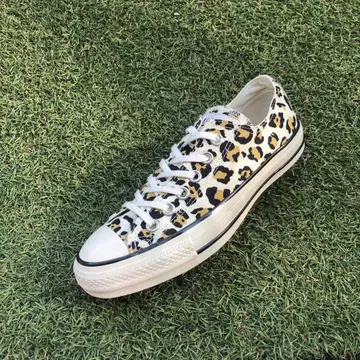 새상품급 24.5 converse 컨버스 올스타 레오파드 HB716