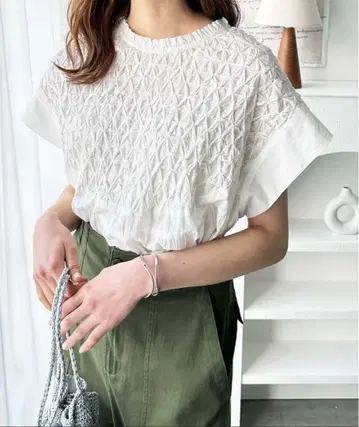 [완판템] 시원한 인도 면 변형 핀턱 블라우스 GeeRA
