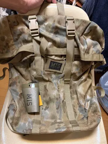 MIS 롤업 백팩 백팩 USA 카모플라쥬 카모플라주