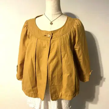 RAY BEAMS 노카라 재킷 머스타드