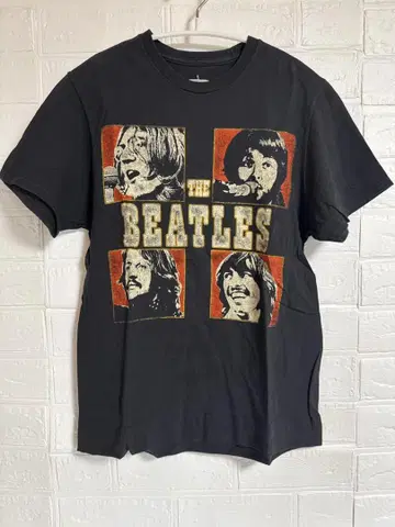 THE BEATLES 비틀즈 밴드 티셔츠 남성용 S