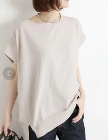 IENA 코튼 스트레치 NEO 와이드 크루 풀오버