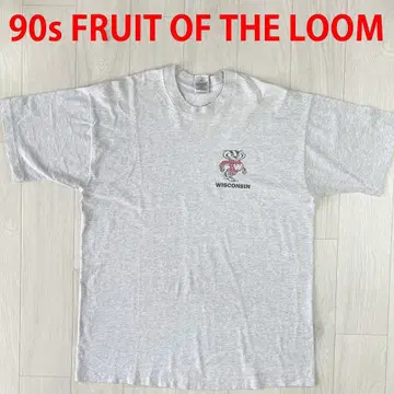 90s 자메이카산 프룻 오브 더 룸 싱글 스티치 티셔츠 칼리지