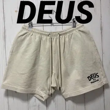 DEUS 데우스 하프 팬츠 숏팬츠 자수 로고