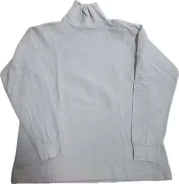 DRESS 터틀넥 티셔츠 베이지 아이보리 M